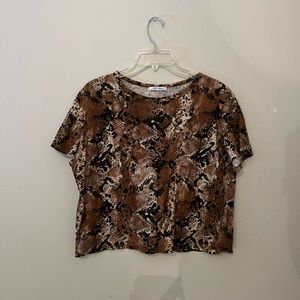 ZARA - Snake Print T-Shirt